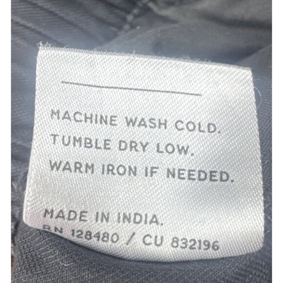 Pact Womens Gray Daily Twill Organic Cotton Elastic Waist Cropped Pants Sz L - Picture 10 of 14